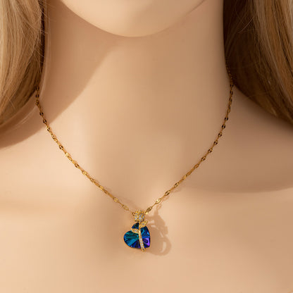 Blue Sapphire Taö Necklace | Divine Radiance