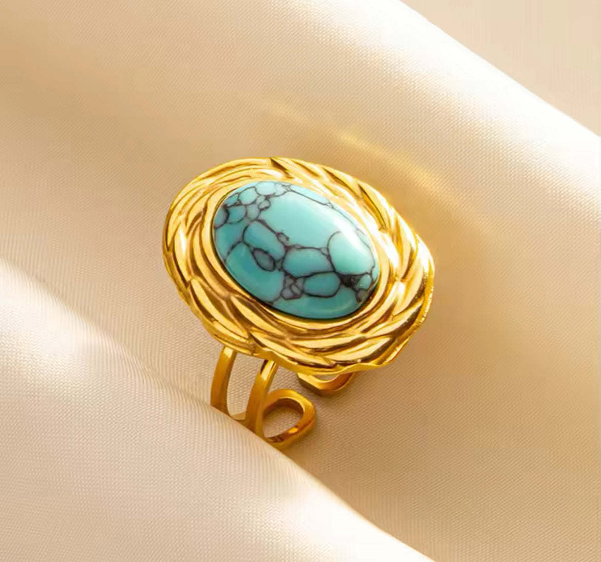 Bague turquoise