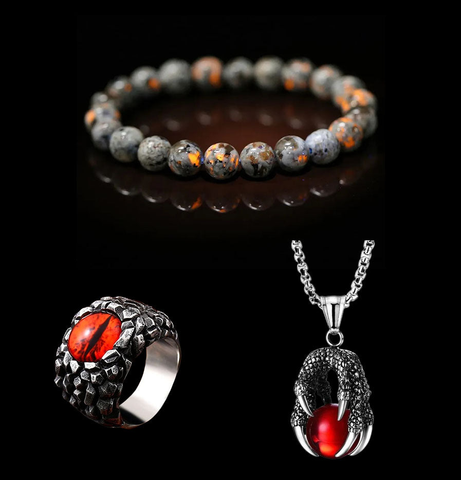 Energy Fire Stone Bracelet