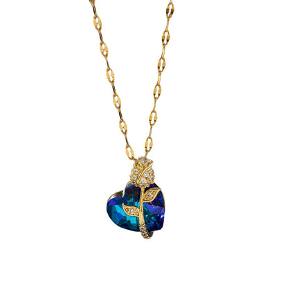 Blue Sapphire Taö Necklace | Divine Radiance