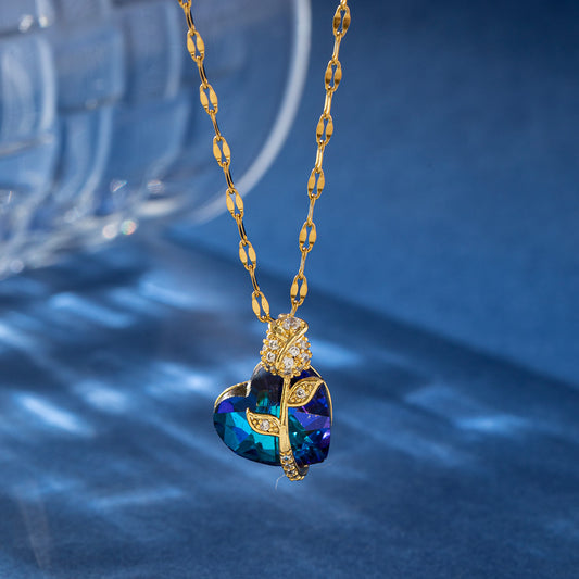 Blue Sapphire Taö Necklace | Divine Radiance